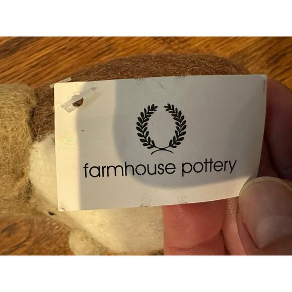 Nordstrom Farmhouse Pottery Felt Christmas Gnomes (2) Neutral Tones 11x3 NWT - Picture 6 of 8